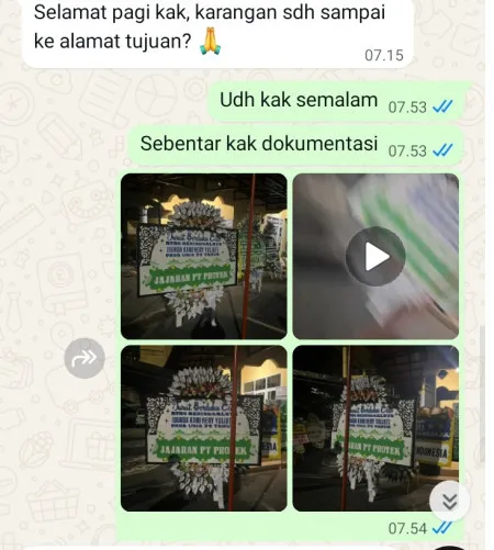 Pengiriman Papan Bunga Selamat Wedding Venue Jakarta Timur